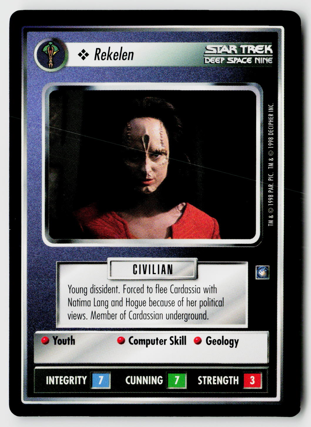 Star Trek The Next Generation CCG | Deep Space 9 | Rekelen | Common