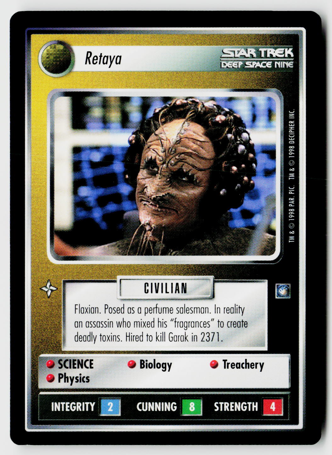 Star Trek The Next Generation CCG | Deep Space 9 | Retaya | Rare