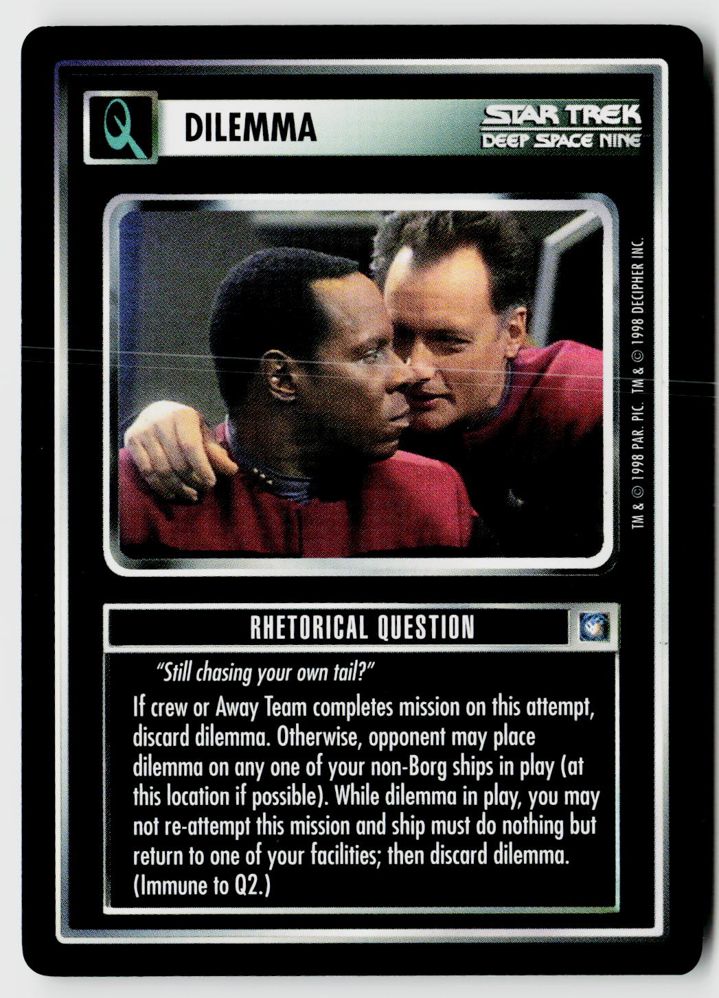 Star Trek The Next Generation CCG | Deep Space 9 | Rhetorical Question | Uncommon