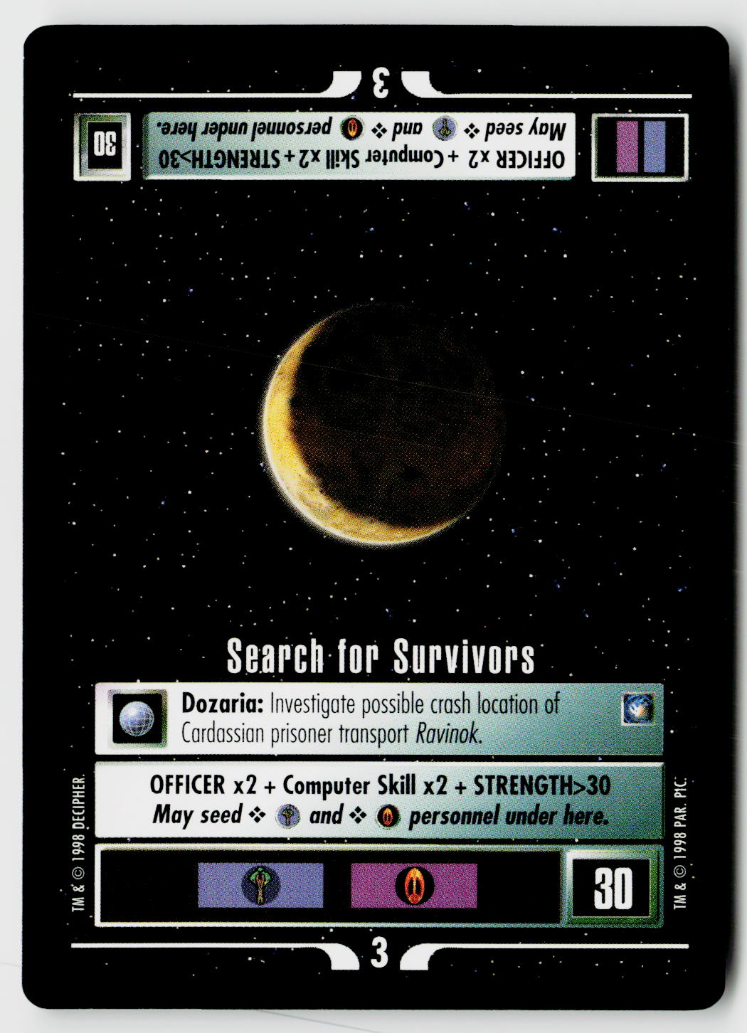 Star Trek The Next Generation CCG | Deep Space 9 | Search for Survivors | Starter