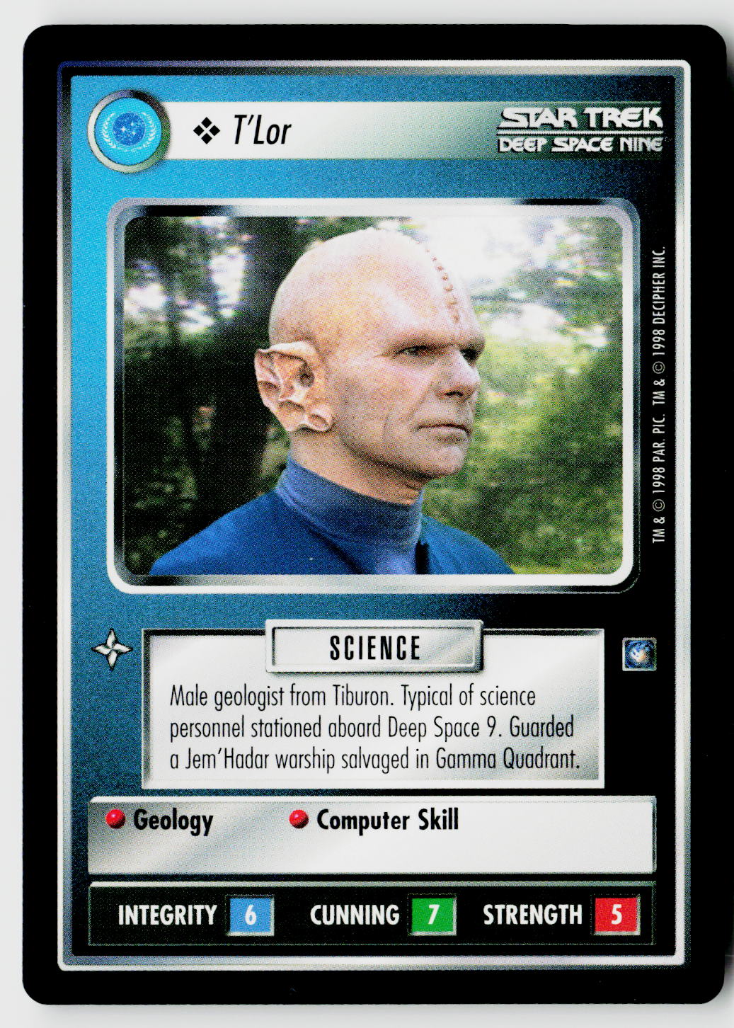 Star Trek The Next Generation CCG | Deep Space 9 | T'Lor | Common
