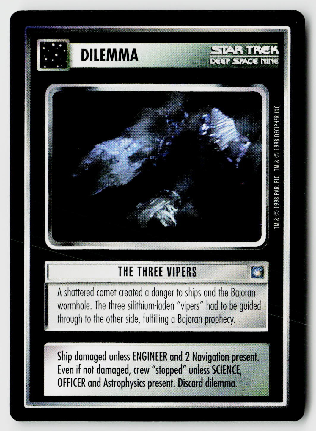 Star Trek The Next Generation CCG | Deep Space 9 | The Three Vipers | Rare