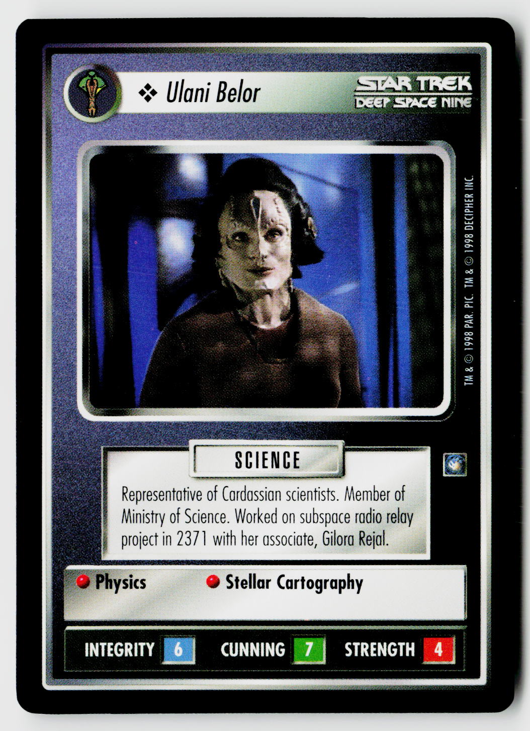 Star Trek The Next Generation CCG | Deep Space 9 | Ulani Belor | Common