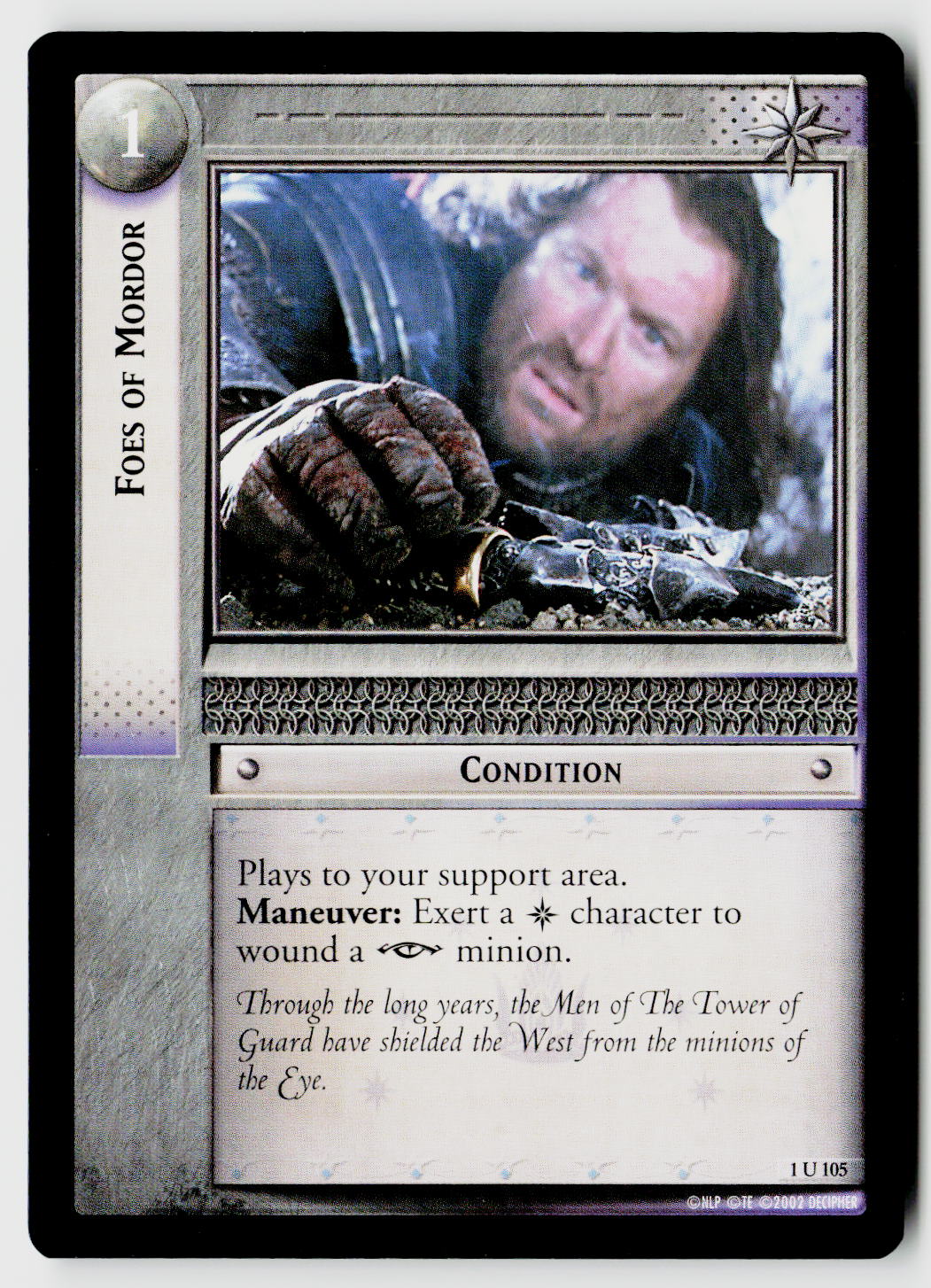 Lord of the Rings TCG | The Fellowship of the Ring #1U105 Foes of Mordor