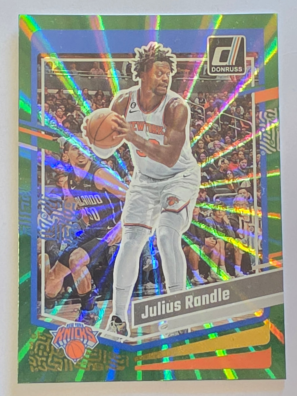 2023-24 Panini Donruss | Green Laser Parallel | #41 | Julius Randle | New York Knicks