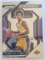 2023-24 Panini Prizm | Emergent | #15 | Jale Hood-Schifino | Los Angeles Lakers