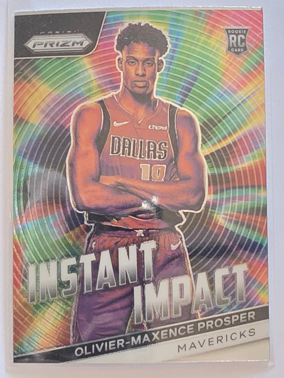 2023-24 Panini Prizm | Instant Impact Rookie Card RC | #6 | Olivier-Maxence Prosper | Dallas Mavericks