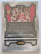 2023-24 Panini Prizm | Green Parallel | #191 | Hakeem Olajuwon | Houston Rockets