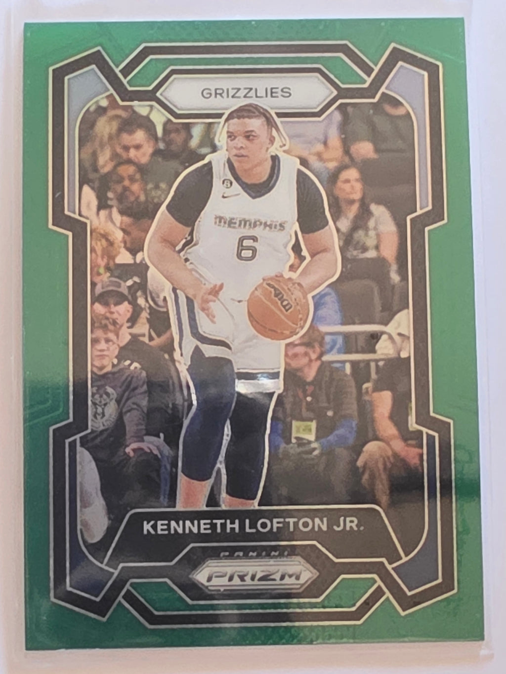 2023-24 Panini Prizm | Green Parallel | #79 | Kenneth Lofton Jr. | Memphis Grizzlies