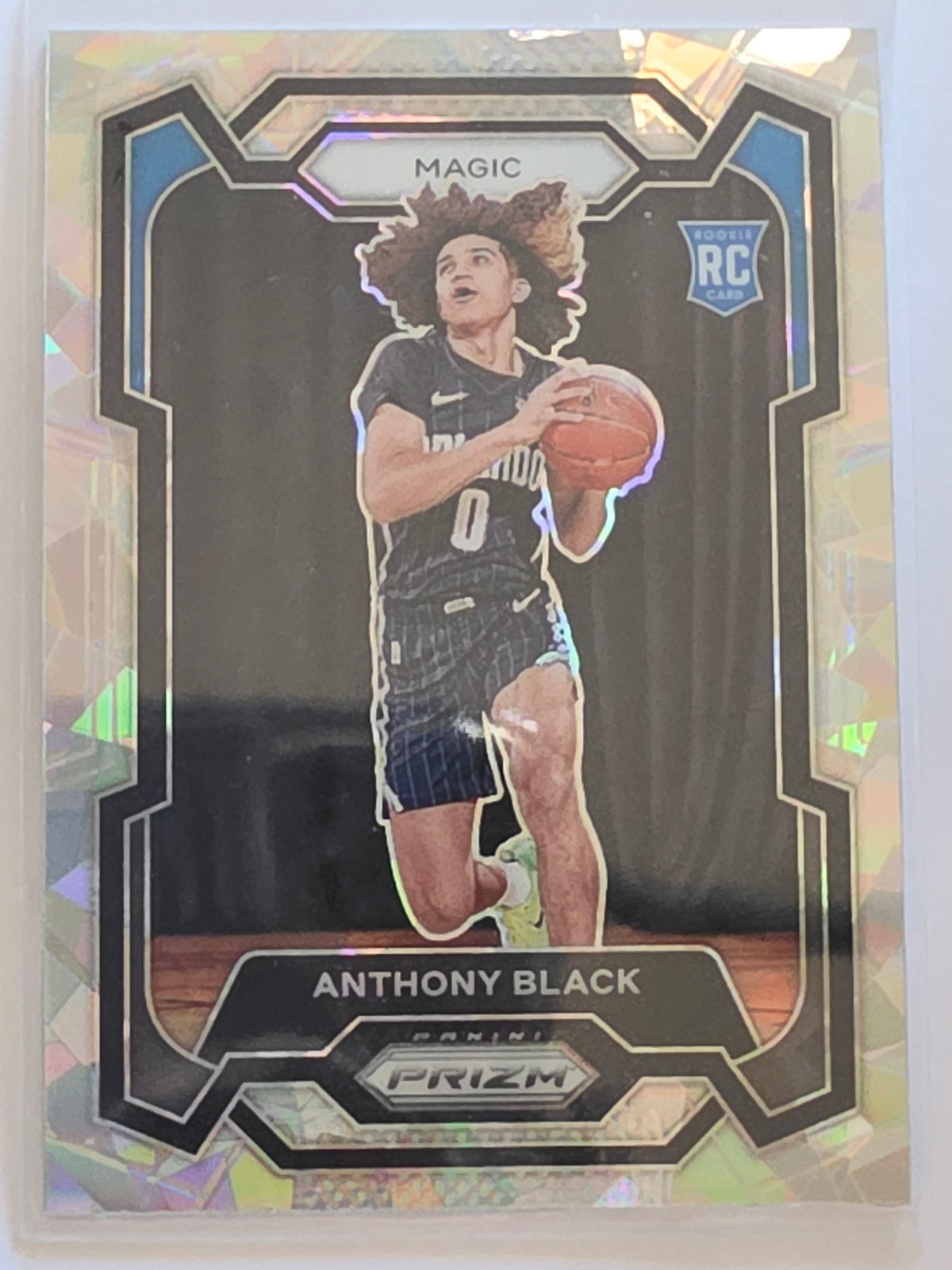 2023-24 Panini Prizm | White Sparkle Prizm Parallel Rookie Card RC | #170 | Anthony Black | Orlando Magic