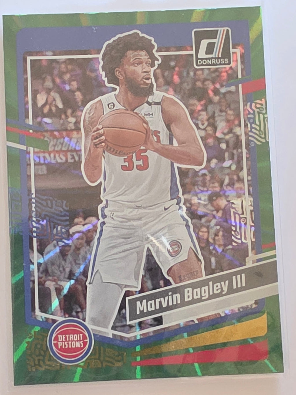 2023-24 Panini Donruss | Green Parallel | #105 | Marvin Bagley III | Detroit Pistons