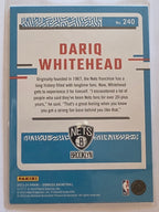 2023-24 Panini Donruss | Green Parallel Rated Rookie RC | #240 | Dariq Whitehead | Brooklyn Nets