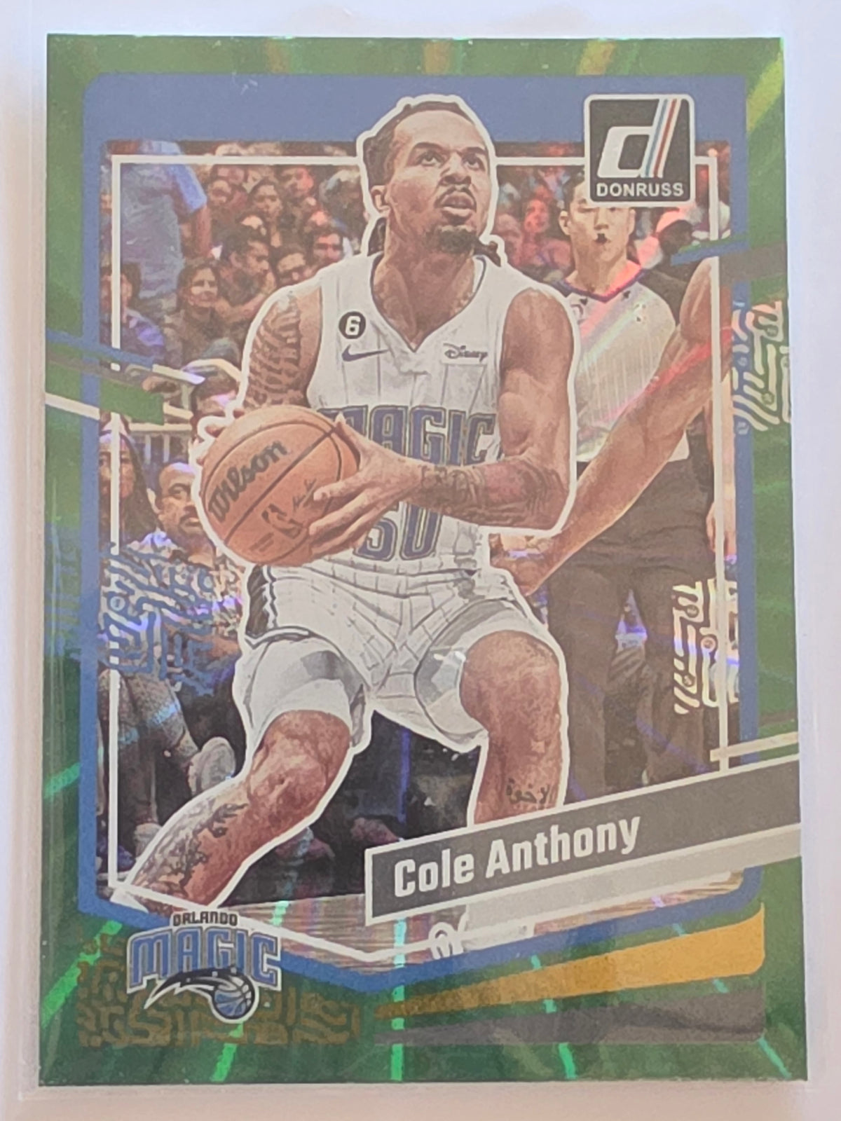 2023-24 Panini Donruss | Green Parallel | #163 | Cole Anthony | Orlando Magic