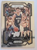 2023-24 Panini Prizm | White Sparkle Prizm Parallel | #220 | Dyson Daniels | New Orleans Pelicans