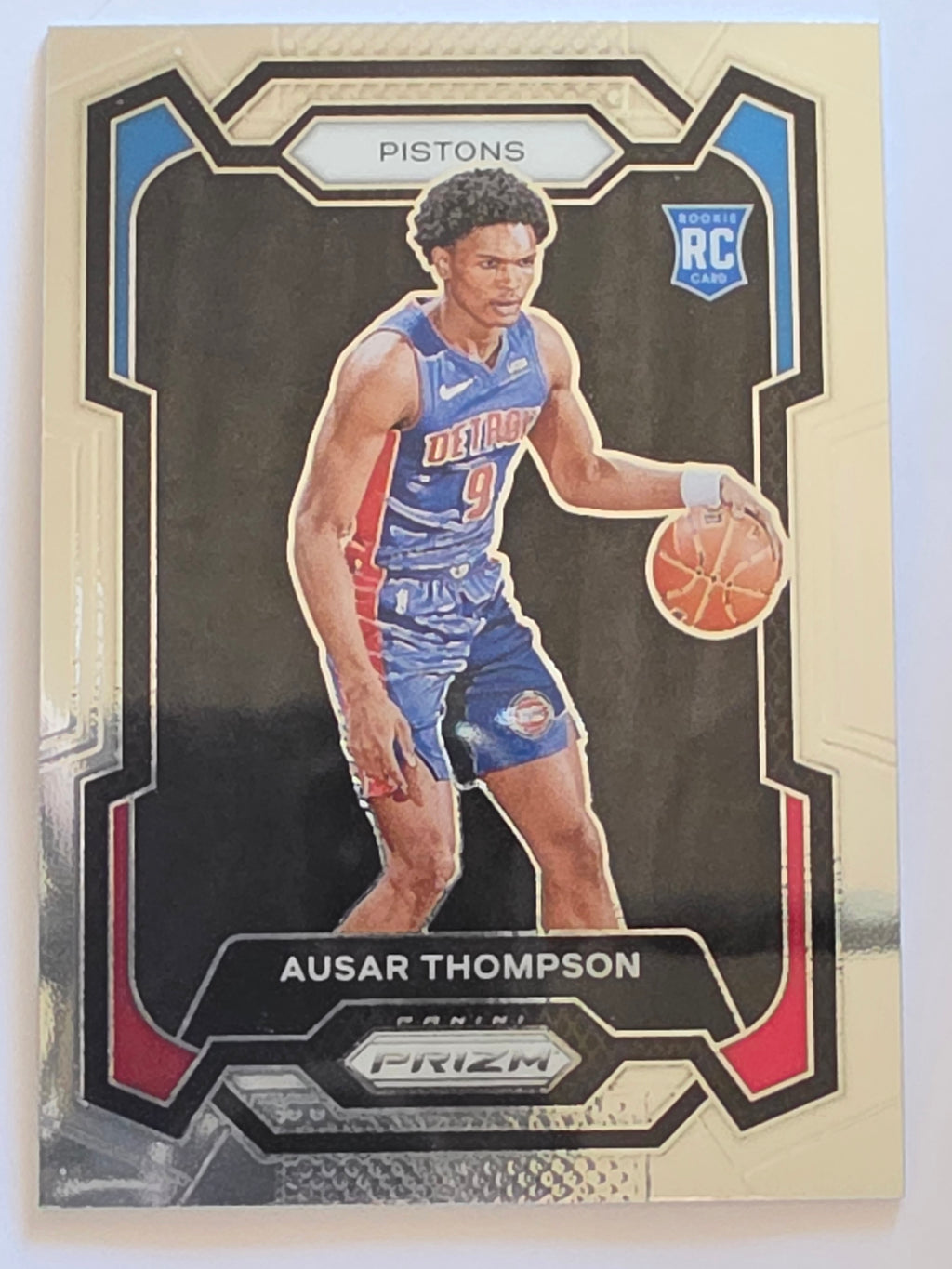 2023-24 Panini Prizm | White Sparkle Prizm Rookie RC | #178 | Ausar Thompson | Detroit Pistons