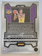 2023-24 Panini Prizm | White Sparkle Prizm Rookie RC | #145 | Jalen Hood-Schifino | Los Angeles Lakers