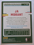 2023-24 Panini Donruss | Blue Laser Parallel | #131 | Ja Morant | Memphis Grizzlies