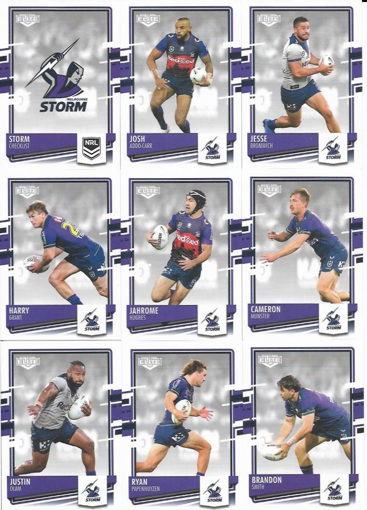 Base Team Set - Melbourne Storm - 2021 Elite NRL