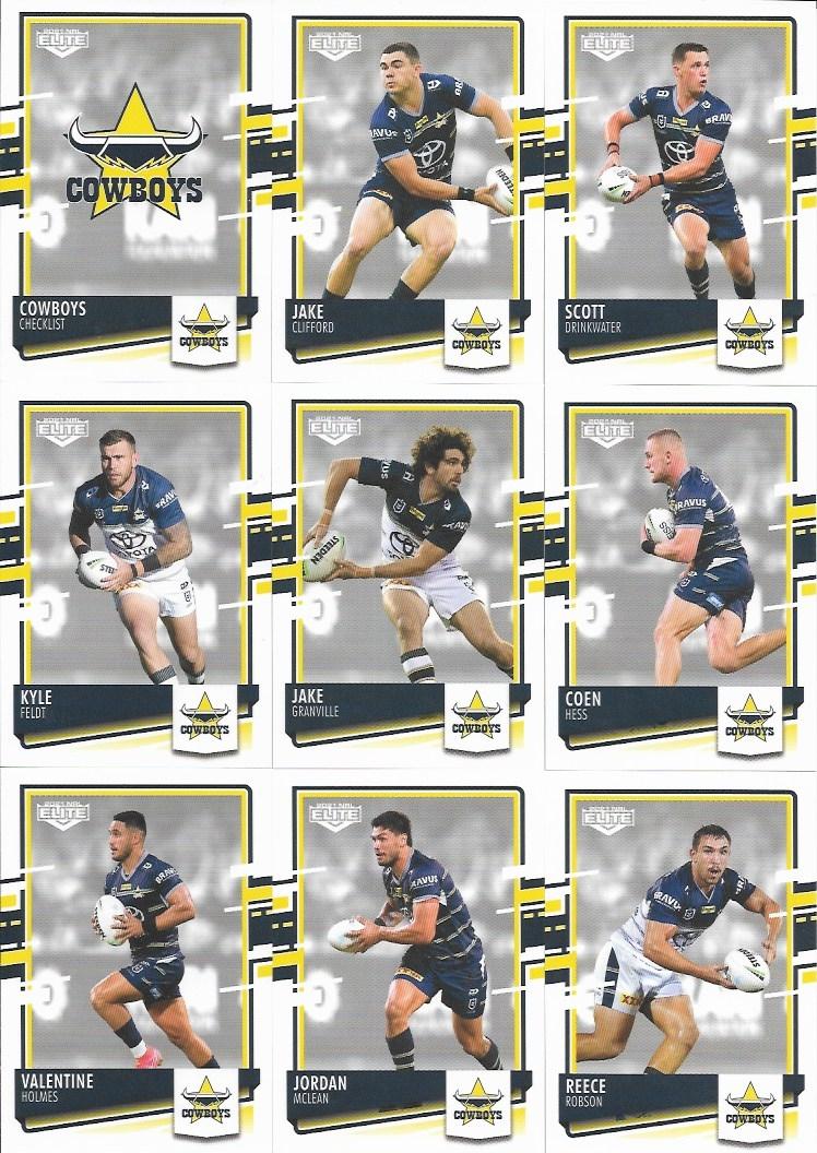 Base Team Set - North Queensland Cowboys - 2021 Elite NRL