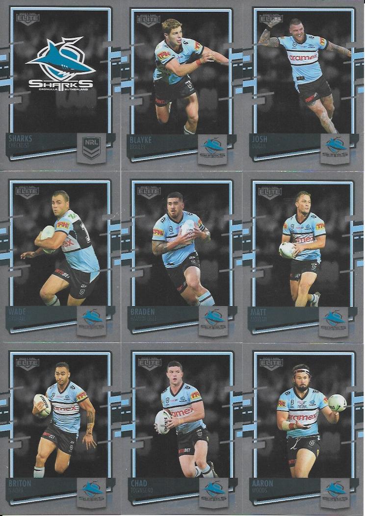 Parallel Team Set - Cronulla Sharks - 2021 Elite NRL