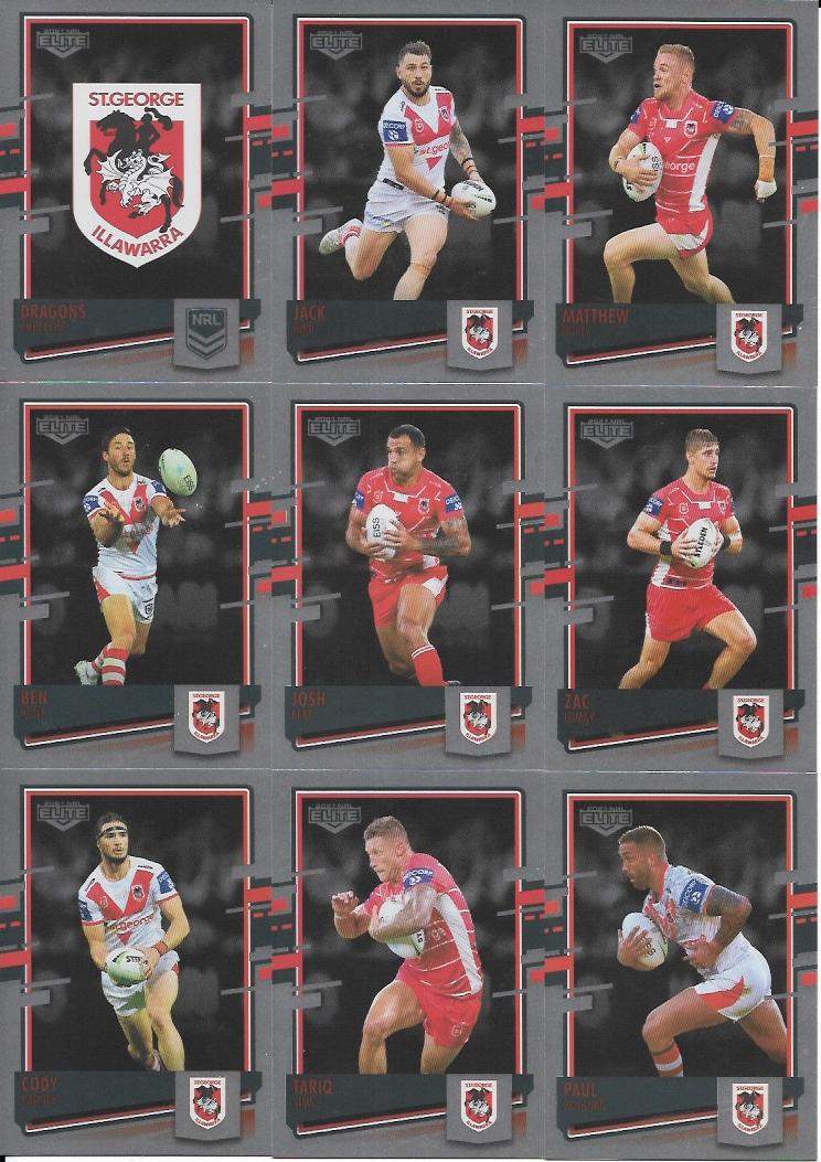 Parallel Team Set - St George Dragons - 2021 Elite NRL