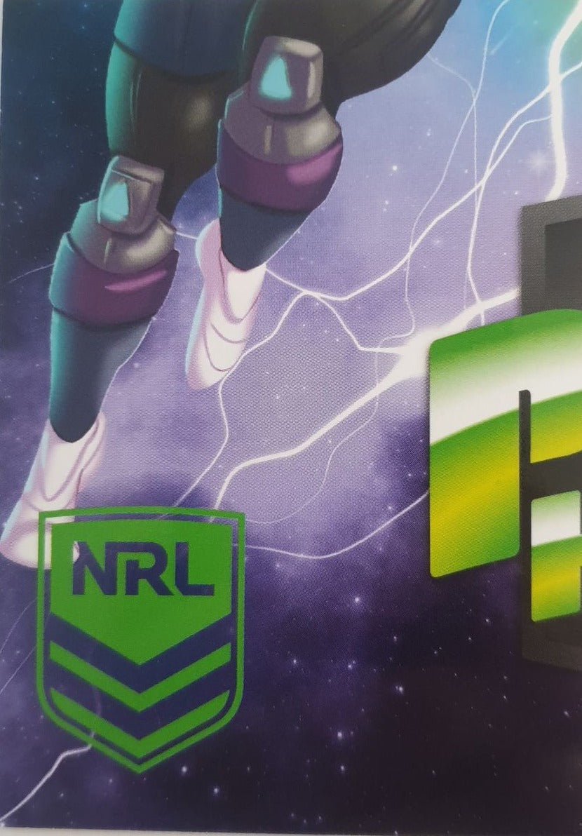 2022 TLA NRL Traders insert series Power Heroes of Newcastle Knights player Daniel Saifiti Card 09/18.