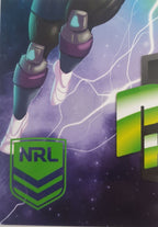2022 TLA NRL Traders insert series Power Heroes of Newcastle Knights player Daniel Saifiti Card 09/18.