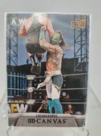 AEW Upper Deck 2021 trading card insert series Canvas featuring Luchasaurus.