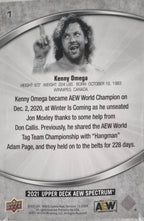 AEW 2021 Spectrum - Kenny Omega - #1 - Base Trading Card