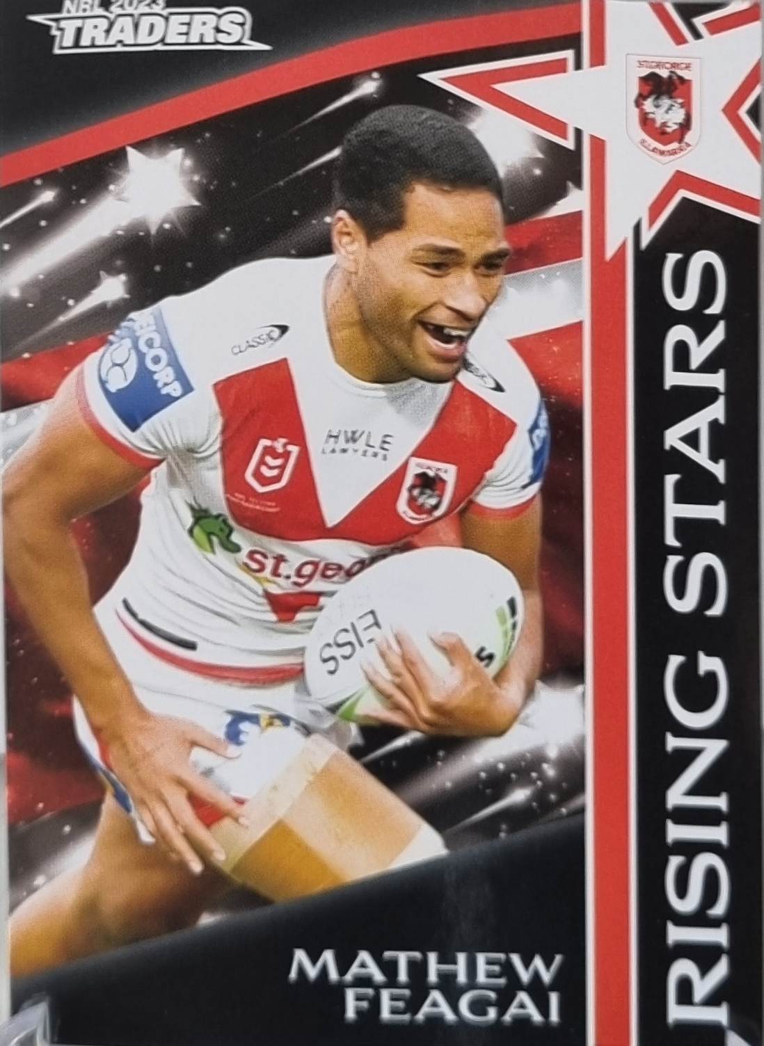 Rising Stars - RS37 -Mathew Feagai - Dragons - 2023 Traders NRL