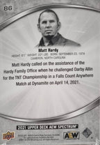 AEW 2021 Spectrum - Matt Hardy - #86 - Base Trading Card