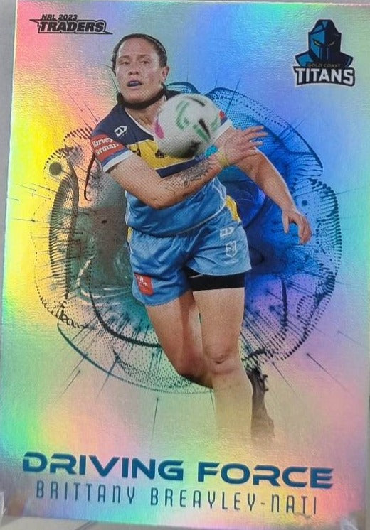2023 NRL Traders-Driving Force-DF52-Brittany Breayley-Nati-Titans-WNRL