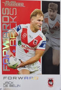 2023 NRL Traders-Forwards & Backs Parallel-FBP25-Jack De Belin-Dragons