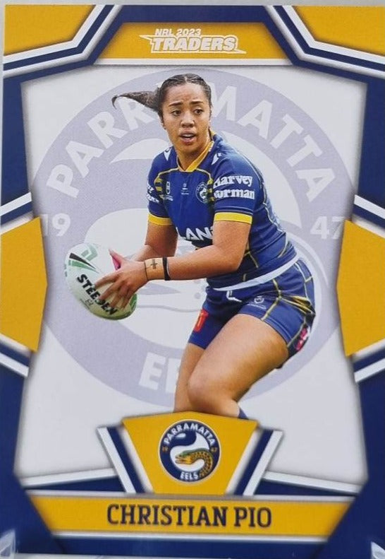 NRLW34 - Christian Pio - Parramatta Eels - 2023 Traders NRL