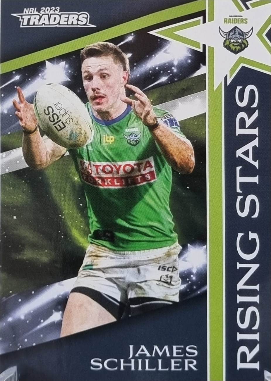 Rising Stars - RS5 - James Schiller - Raiders - 2023 Traders NRL