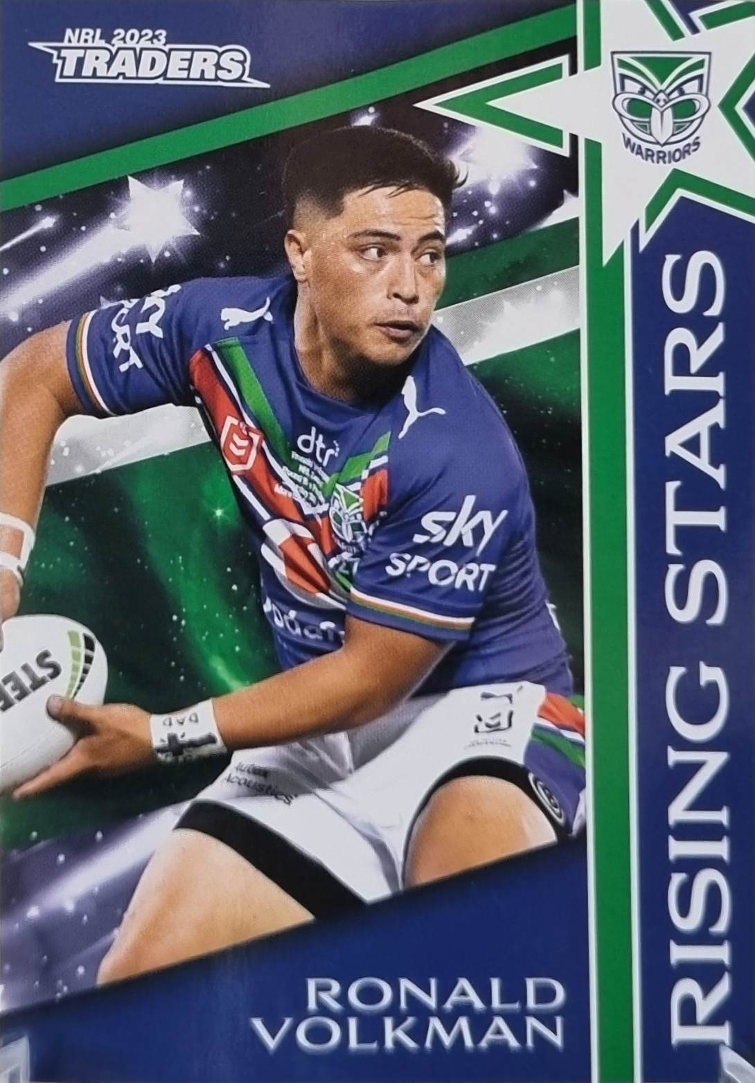 Rising Stars - RS45 -Ronald Volkman - Warriors - 2023 Traders NRL
