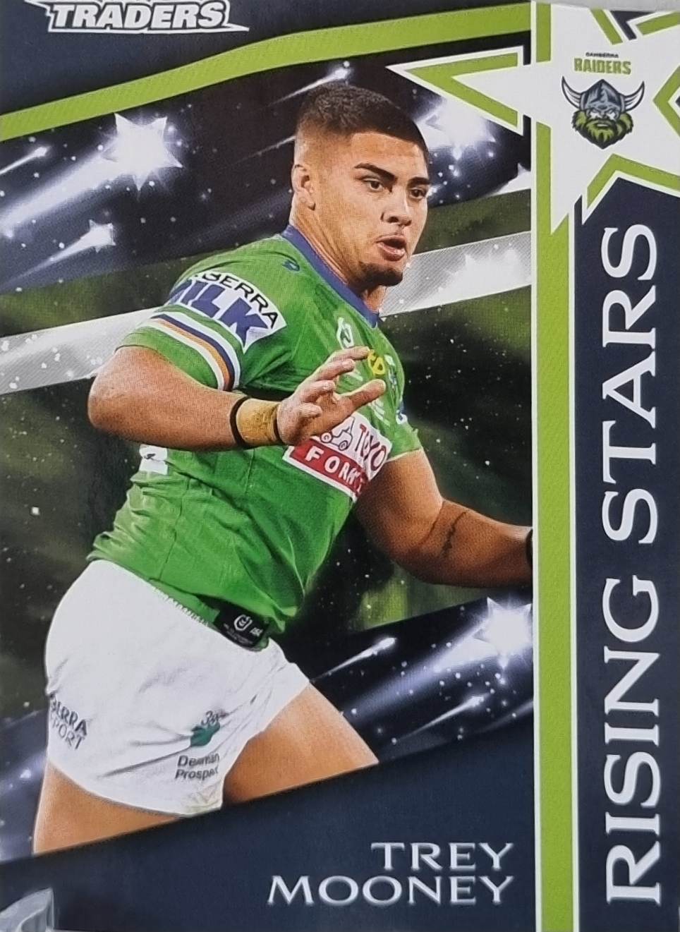 Rising Stars - RS4 - Trey Mooney - Raiders - 2023 Traders NRL