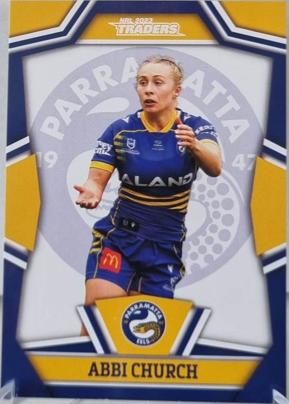 NRLW29 - Abbi Church - Parramatta Eels - 2023 Traders NRL