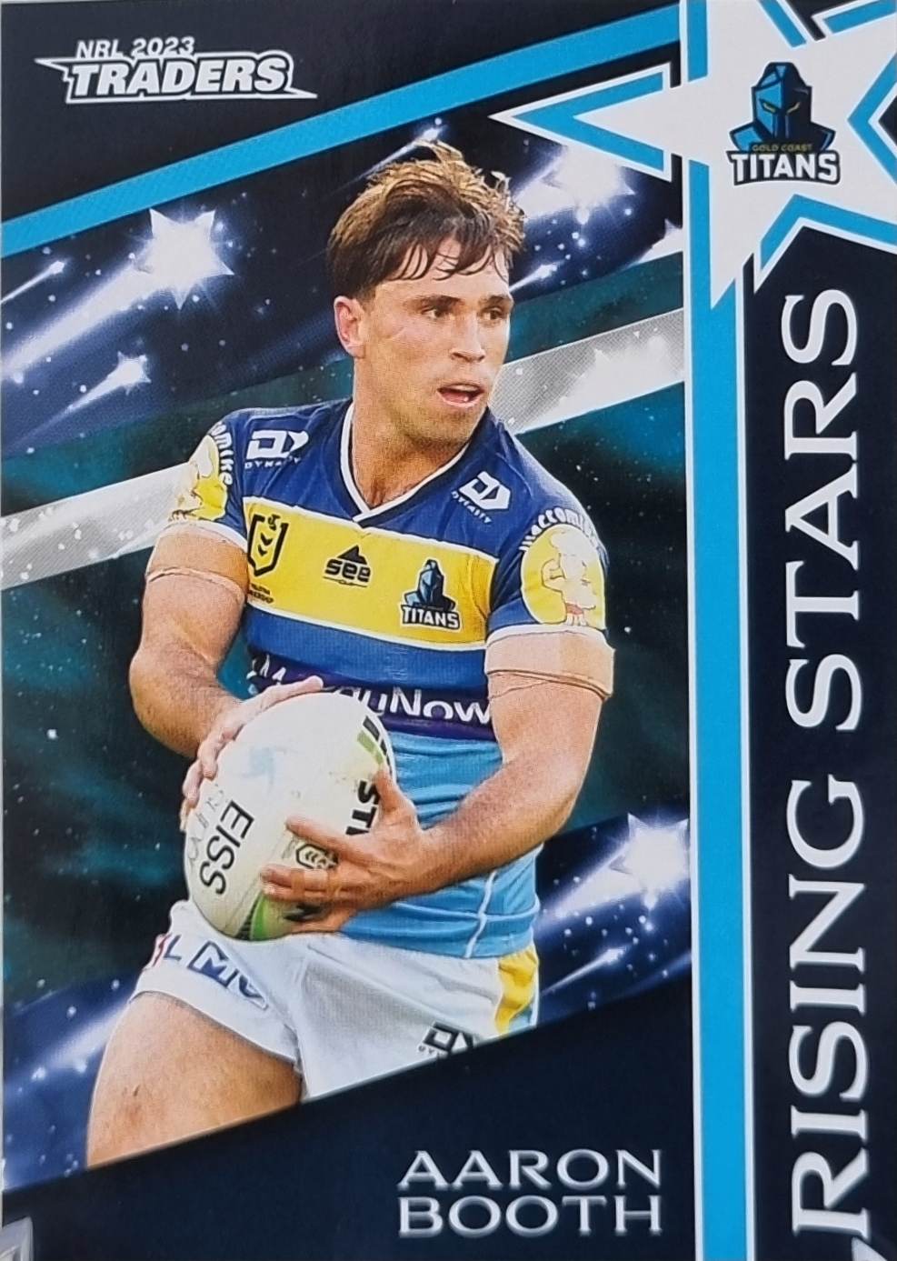 Rising Stars - RS13 - Aaron Booth - Titans - 2023 Traders NRL
