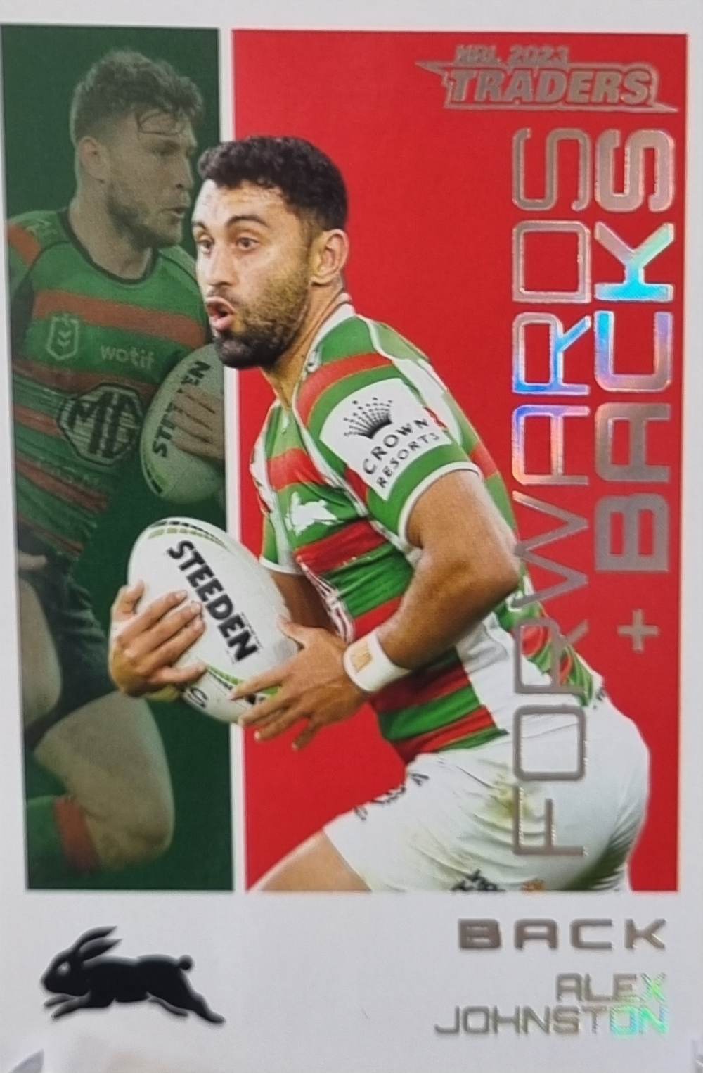 2023 NRL Trader-Forwards & Backs Parallel-FBP24-Alex Johnston-Rabbitoh