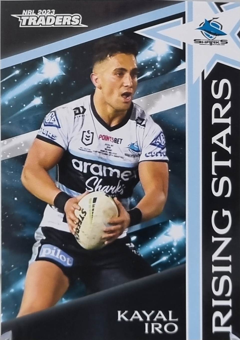 Rising Stars - RS12 - Kayal Iro - Sharks - 2023 Traders NRL