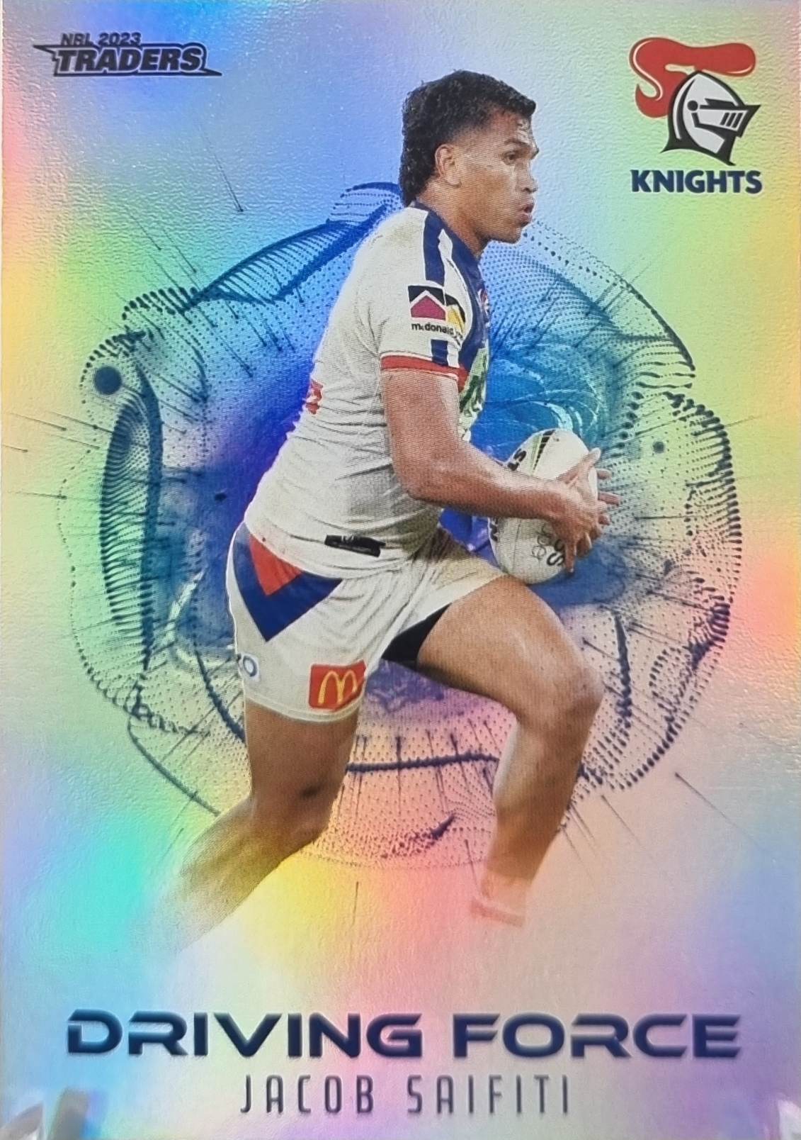2023 NRL Traders - Driving Force - DF24 - Jacob Saifiti - Knights