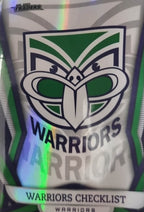 Full Base Pearl Parallel Team Set (10 cards) of the New Zealand Warriors from the 2023 NRL Traders release.
