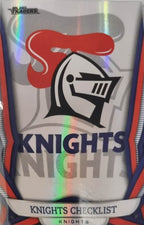 Full Base Pearl Parallel Team Set (10 cards) of the Newcastle Knights from the 2023 NRL Traders release.