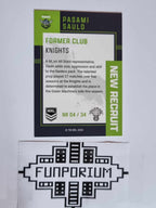 2023 Elite NRL - New Recruits - #NR4 - Pasami Saulo - Raiders