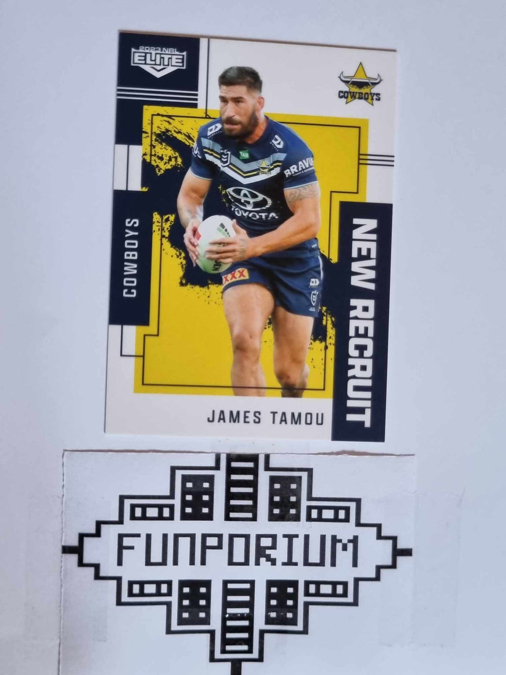 2023 Elite NRL - New Recruits - #NR20 - James Tamou - Cowboys