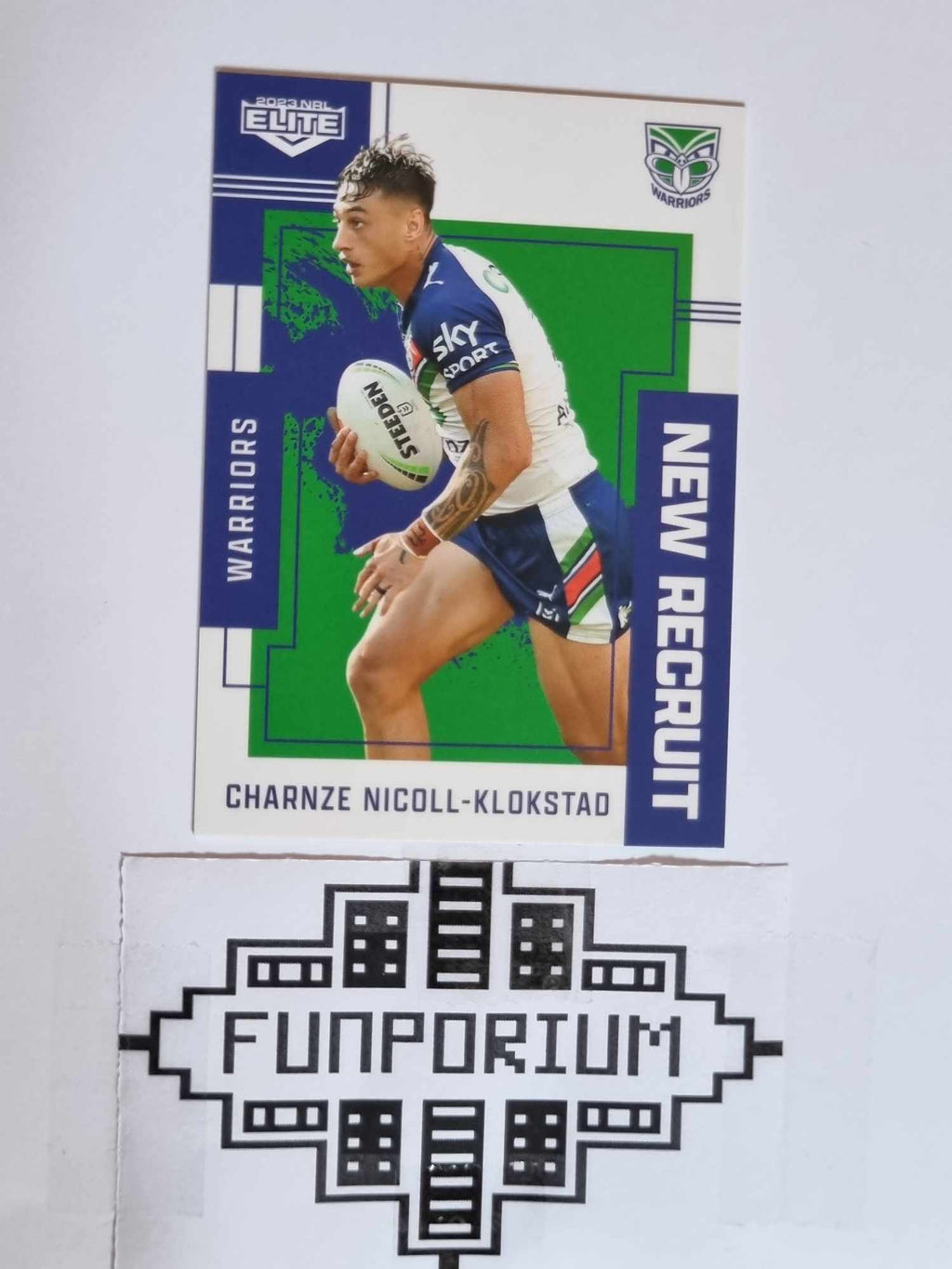 2023 Elite NRL - New Recruits - #NR32 Charnze Nicoll-Klokstad Warriors