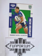 2023 Elite NRL - New Recruits - #NR32 Charnze Nicoll-Klokstad Warriors