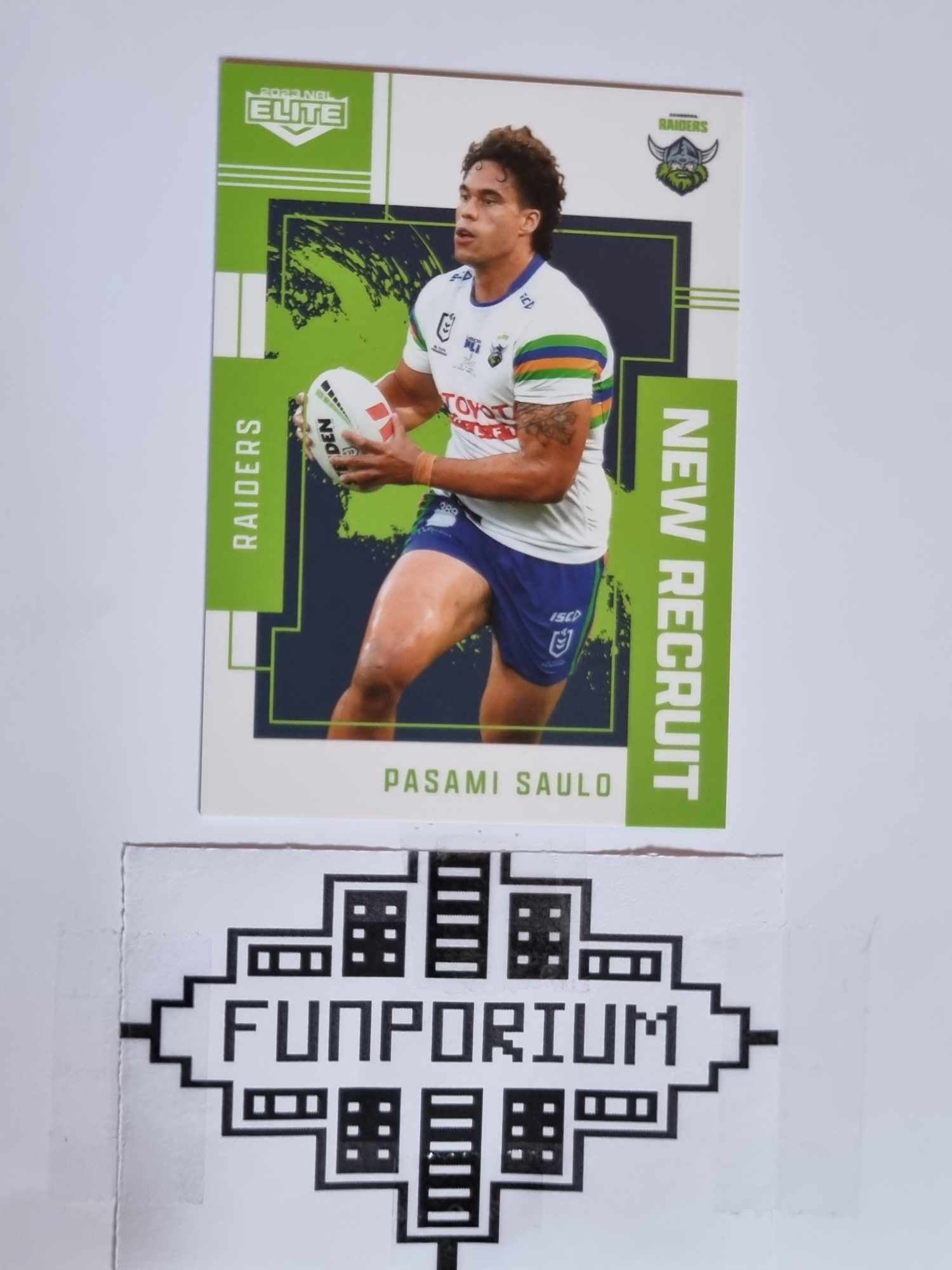 2023 Elite NRL - New Recruits - #NR4 - Pasami Saulo - Raiders