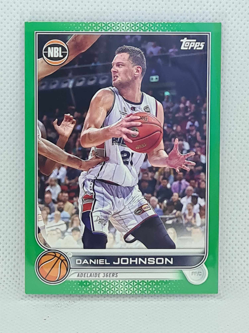 2022-23 Topps NBL - Green Parallel - #7 - Daniel Johnson - 39/99 36ers